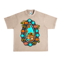 French Oak gemstone pumpkin fall Urban Heavy Tee - JahusDesignShop