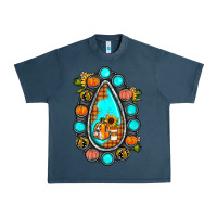 Midnight Navy gemstone pumpkin fall Urban Heavy Tee - JahusDesignShop