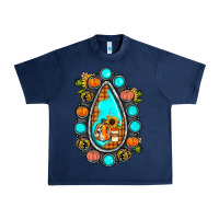Navy gemstone pumpkin fall Urban Heavy Tee - JahusDesignShop