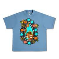 Pebble Blue gemstone pumpkin fall Urban Heavy Tee - JahusDesignShop