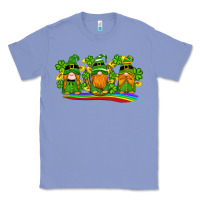Colony Blue st patricks day gnomes shamrock gold rainbow Classic Tee - Artiststas