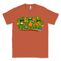 Copper st patricks day gnomes shamrock gold rainbow Classic Tee - Artiststas