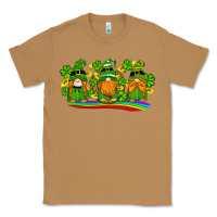 Toasted Coconut st patricks day gnomes shamrock gold rainbow Classic Tee - Artiststas