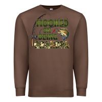 Chestnut fish lures hooked on being grandpa Premium Sweatshirt - Artiststas