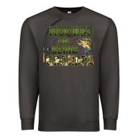 Smoke fish lures hooked on being grandpa Premium Sweatshirt - Artiststas