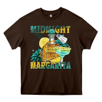 Chocolate Brown midnight margarita Heavy Core Tee - Zillion Design Studio