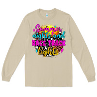 Mushroom summer nights and race track lights Long Sleeve Tee - JahusDesignShop