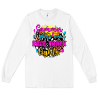 White summer nights and race track lights Long Sleeve Tee - JahusDesignShop
