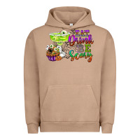 Pigment Burro eat drink and be scary Urban Hoodie - CowGirlArtShop