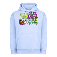 Pigment Grape Ice eat drink and be scary Urban Hoodie - CowGirlArtShop