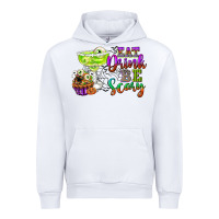 White eat drink and be scary Urban Hoodie - CowGirlArtShop
