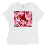 White valentines day gnomes Ladies Tee - RanaPortraitStore