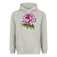 Moon Dust Peony Flower Illustrations Heavyweight Hoodie - LillyAllenDesigns