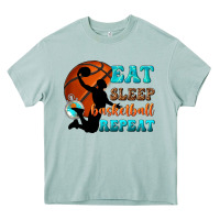 Arona eat sleep basketball repeat Heavy Core Tee - texasbilliewilder