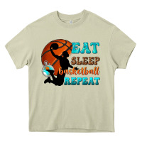 Mossy eat sleep basketball repeat Heavy Core Tee - texasbilliewilder