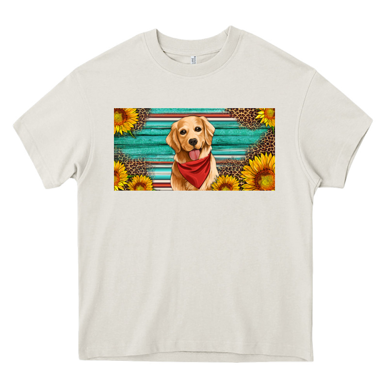 Golden Retriever License Plate Heavy Core Tee by Artiststas | Teevron