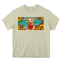 Mossy golden retriever license plate Heavy Core Tee - Artiststas