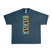 Midnight Navy dinosaur ankylosaurus pen wrap Urban Heavy Tee - Artiststas