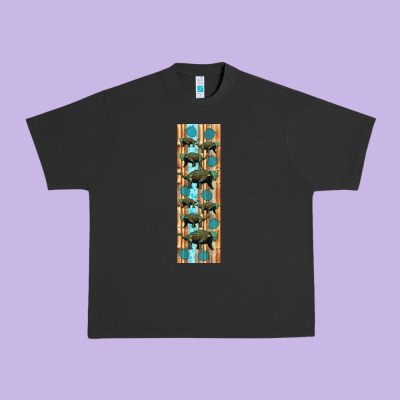 Dinosaur Ankylosaurus Pen Wrap Urban Heavy Tee Designed By Artiststas