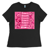 Black warrior breast cancer Ladies Tee - RanaPortraitStore