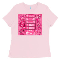 Bubblegum Pink warrior breast cancer Ladies Tee - RanaPortraitStore