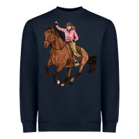 Navy cowgirl Heavyweight Sweatshirt - Artiststas