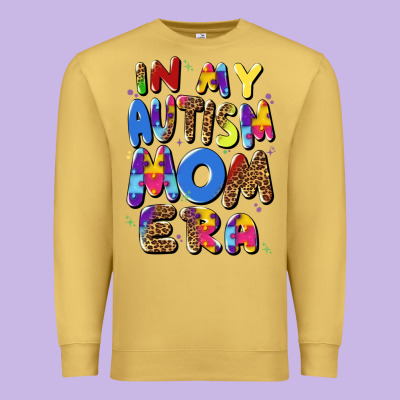 In My Autism Mom Era Premium Sweatshirt Designed By Artiststas