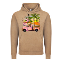 Vintage Coffee sunset chaser Vintage Hoodie - JahusDesignShop