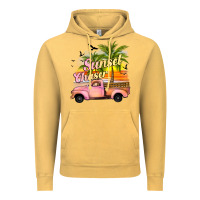 Vintage Mustard sunset chaser Vintage Hoodie - JahusDesignShop