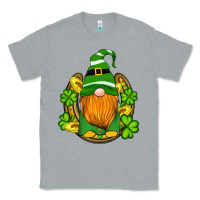 Heather Grey st patricks day gnomes horseshoe shamrock gold Classic Tee - Artiststas