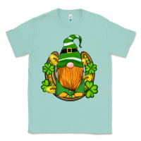 Seafoam st patricks day gnomes horseshoe shamrock gold Classic Tee - Artiststas