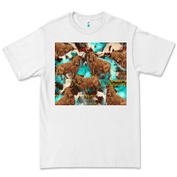 White astec cowhide highlands cow Premium Tee - BarkalooDesign