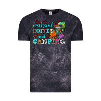 Cloud Black weekend coffee and camping Vintage Tee - AdoDesignShop