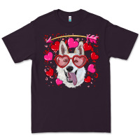 Plum valentine's day  white shepherd Premium Tee - RanaPortraitStore