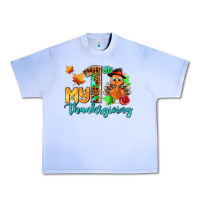 Grape Ice my first thanksgiving with turkey Urban Heavy Tee - AdoDesignShop