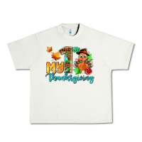 Pistachio my first thanksgiving with turkey Urban Heavy Tee - AdoDesignShop