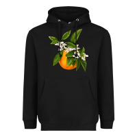 Black Tangerine Heavyweight Hoodie - LillyAllenDesigns