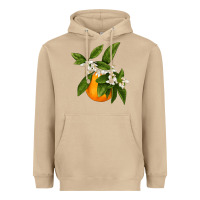 Mushroom Tangerine Heavyweight Hoodie - LillyAllenDesigns