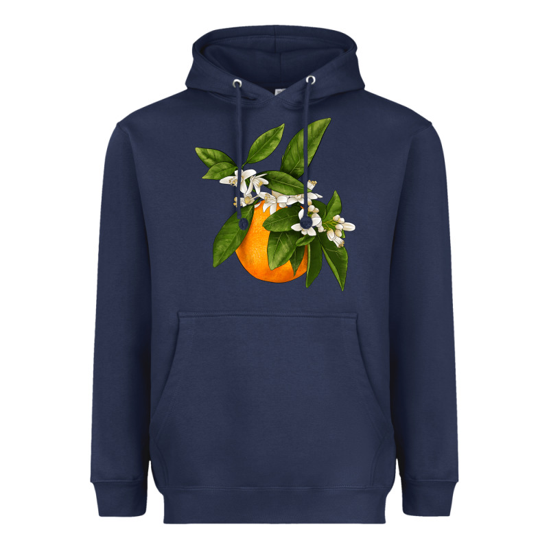 Tangerine Heavyweight Hoodie by LillyAllenDesigns | Teevron