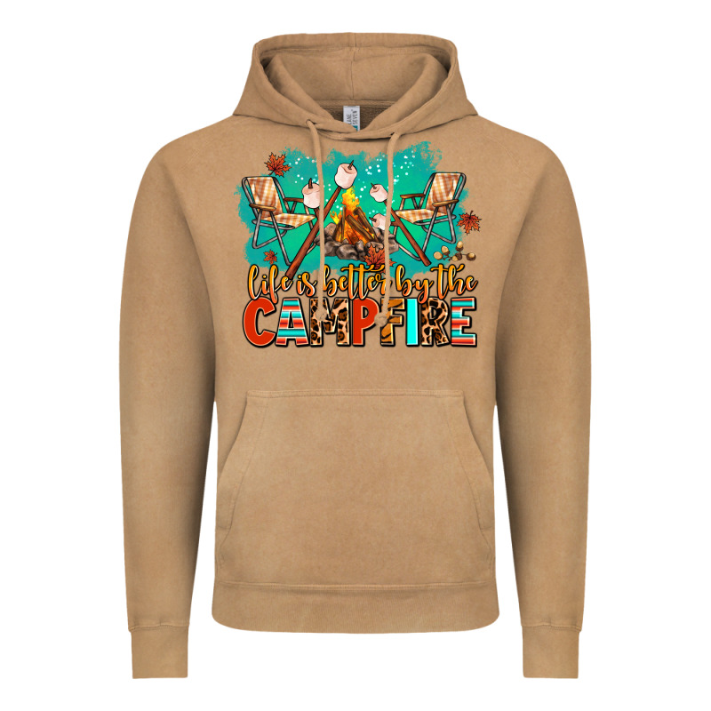 Life Is Better By The Campfire Vintage Hoodie by AdoDesignShop | Teevron