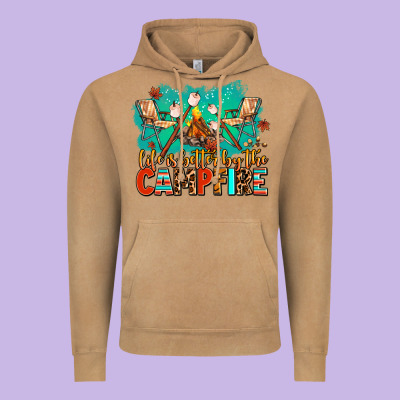 Life Is Better By The Campfire Vintage Hoodie Designed By Adodesignshop