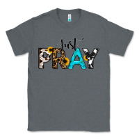 Charcoal Heather Just Pray Classic Tee - RanaPortraitStore