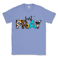 Colony Blue Just Pray Classic Tee - RanaPortraitStore