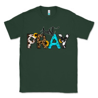 Sports Green Just Pray Classic Tee - RanaPortraitStore