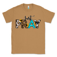 Toasted Coconut Just Pray Classic Tee - RanaPortraitStore
