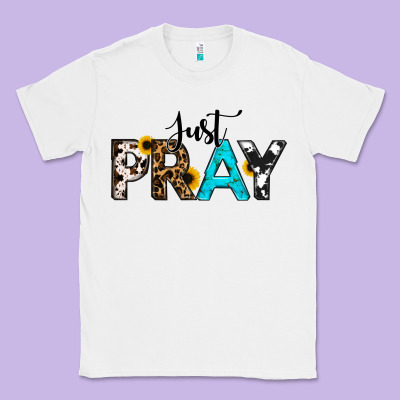 Just Pray Classic Tee Designed By Ranaportraitstore