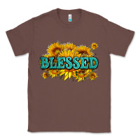Chestnut glitter blessed with sunflowers Classic Tee - AdoDesignShop