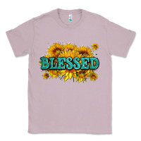 Lilac glitter blessed with sunflowers Classic Tee - AdoDesignShop