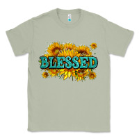 Matcha glitter blessed with sunflowers Classic Tee - AdoDesignShop