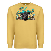 Antique Gold show mom aztec cowhide black angus Premium Sweatshirt - Artiststas